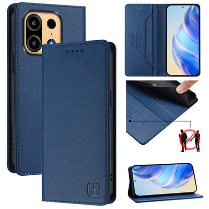 RC01 Dual-Folded Magnetic Suction RFID Leather Phone Case, For OnePlus Turbo 6X Pro 5G, For OnePlus Turbo 6 / 6V 5G, For OnePlus Ace 5 Ultra, For OnePlus Ace 5 Racing, For OnePlus 13R / Ace 5 / Ace 5 Pro, For OnePlus 13, For OnePlus Nord 4             ...