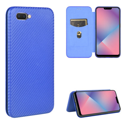 Carbon Fiber Texture Magnetic Horizontal Flip TPU + PC + PU Leather Case with Card Slot, For OPPO A5(AX5) / A3s / A12e, For OPPO A7(AX7) / A5s / AX5s / A12, For OPPO A8 / A31 (2020), For OPPO A9 (2020) / A11 / A11X / A5 (2020), For OPPO A52 / A72 / A92...