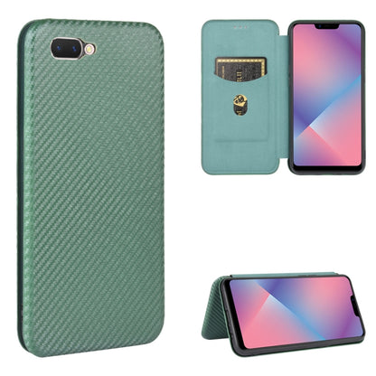 Carbon Fiber Texture Magnetic Horizontal Flip TPU + PC + PU Leather Case with Card Slot, For OPPO A5(AX5) / A3s / A12e, For OPPO A7(AX7) / A5s / AX5s / A12, For OPPO A8 / A31 (2020), For OPPO A9 (2020) / A11 / A11X / A5 (2020), For OPPO A52 / A72 / A92...