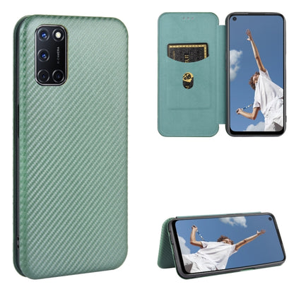 Carbon Fiber Texture Magnetic Horizontal Flip TPU + PC + PU Leather Case with Card Slot, For OPPO A5(AX5) / A3s / A12e, For OPPO A7(AX7) / A5s / AX5s / A12, For OPPO A8 / A31 (2020), For OPPO A9 (2020) / A11 / A11X / A5 (2020), For OPPO A52 / A72 / A92...