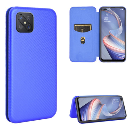 Carbon Fiber Texture Magnetic Horizontal Flip TPU + PC + PU Leather Case with Card Slot, For OPPO A5(AX5) / A3s / A12e, For OPPO A7(AX7) / A5s / AX5s / A12, For OPPO A8 / A31 (2020), For OPPO A9 (2020) / A11 / A11X / A5 (2020), For OPPO A52 / A72 / A92...