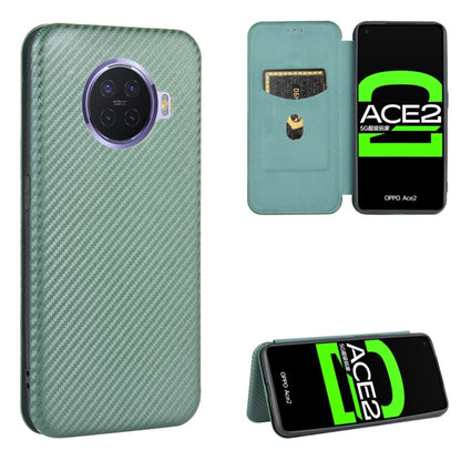 Carbon Fiber Texture Magnetic Horizontal Flip TPU + PC + PU Leather Case with Card Slot, For OPPO A5(AX5) / A3s / A12e, For OPPO A7(AX7) / A5s / AX5s / A12, For OPPO A8 / A31 (2020), For OPPO A9 (2020) / A11 / A11X / A5 (2020), For OPPO A52 / A72 / A92...