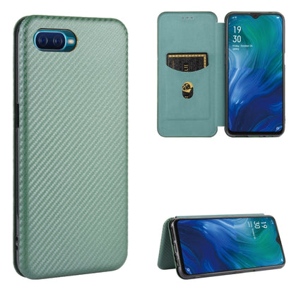 Carbon Fiber Texture Magnetic Horizontal Flip TPU + PC + PU Leather Case with Card Slot, For OPPO A5(AX5) / A3s / A12e, For OPPO A7(AX7) / A5s / AX5s / A12, For OPPO A8 / A31 (2020), For OPPO A9 (2020) / A11 / A11X / A5 (2020), For OPPO A52 / A72 / A92...