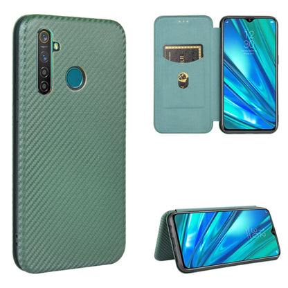 Carbon Fiber Texture Magnetic Horizontal Flip TPU + PC + PU Leather Case with Card Slot, For OPPO Reno4 4G, For OPPO Reno4 5G, For OPPO Reno4 Pro 4G, For OPPO Rnoe Ace, For OPPO Realme 5 Pro / Realme Q, For OPPO Realme 5 / Realme 5s, For OPPO Realme 6 ...