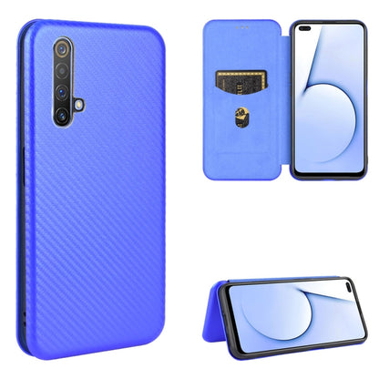 Carbon Fiber Texture Magnetic Horizontal Flip TPU + PC + PU Leather Case with Card Slot, For OPPO Reno4 4G, For OPPO Reno4 5G, For OPPO Reno4 Pro 4G, For OPPO Rnoe Ace, For OPPO Realme 5 Pro / Realme Q, For OPPO Realme 5 / Realme 5s, For OPPO Realme 6 ...