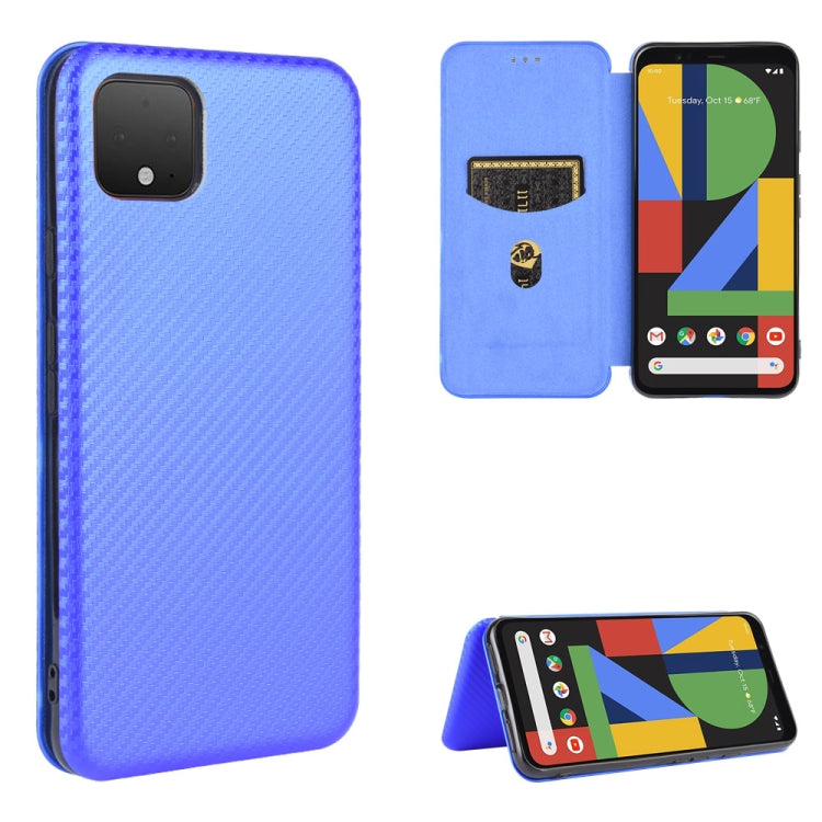 Carbon Fiber Texture Magnetic Horizontal Flip TPU + PC + PU Leather Case with Card Slot, For Google Pixel 4a, For Google Pixel 3 XL, For Google Pixel 3a XL, For Google Pixel 3a, For Google Pixel 3, For Google Pixel 4 XL, For Google Pixel 4