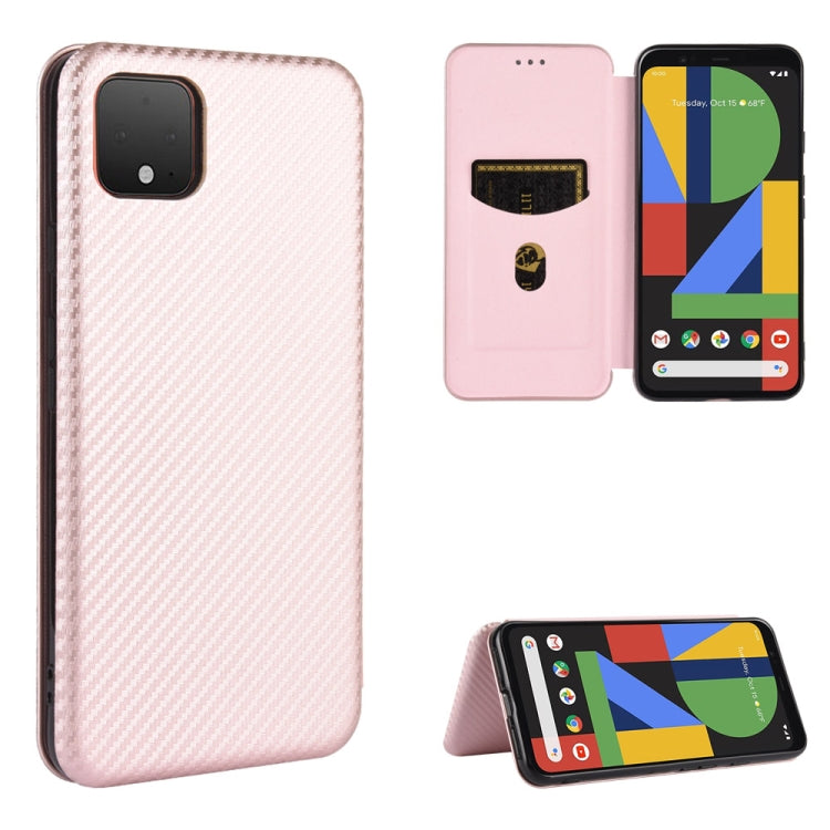 Carbon Fiber Texture Magnetic Horizontal Flip TPU + PC + PU Leather Case with Card Slot, For Google Pixel 4a, For Google Pixel 3 XL, For Google Pixel 3a XL, For Google Pixel 3a, For Google Pixel 3, For Google Pixel 4 XL, For Google Pixel 4