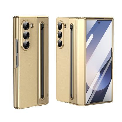 Integrated PC + PU Phone Case with Pen / Pen Box, For Galaxy Z Fold8 5G, For Galaxy Z Fold8 Ultra 5G, For Galaxy Z Fold7 5G, For Samsung Galaxy Z Fold6, For Samsung Galaxy Z Fold5, For Samsung Galaxy Z Fold4, For Samsung Galaxy Z Fold3 5G