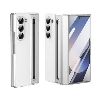 Integrated PC + PU Phone Case with Pen / Pen Box, For Galaxy Z Fold8 5G, For Galaxy Z Fold8 Ultra 5G, For Galaxy Z Fold7 5G, For Samsung Galaxy Z Fold6, For Samsung Galaxy Z Fold5, For Samsung Galaxy Z Fold4, For Samsung Galaxy Z Fold3 5G