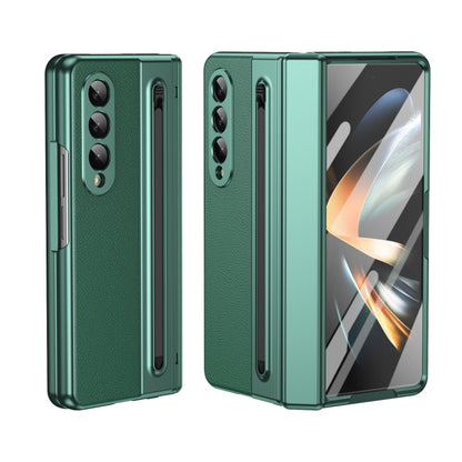 Integrated PC + PU Phone Case with Pen / Pen Box, For Galaxy Z Fold8 5G, For Galaxy Z Fold8 Ultra 5G, For Galaxy Z Fold7 5G, For Samsung Galaxy Z Fold6, For Samsung Galaxy Z Fold5, For Samsung Galaxy Z Fold4, For Samsung Galaxy Z Fold3 5G