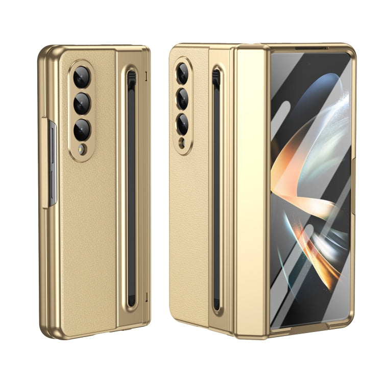 Integrated PC + PU Phone Case with Pen / Pen Box, For Galaxy Z Fold8 5G, For Galaxy Z Fold8 Ultra 5G, For Galaxy Z Fold7 5G, For Samsung Galaxy Z Fold6, For Samsung Galaxy Z Fold5, For Samsung Galaxy Z Fold4, For Samsung Galaxy Z Fold3 5G