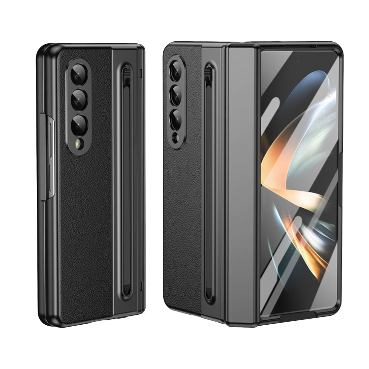Integrated PC + PU Phone Case with Pen / Pen Box, For Galaxy Z Fold8 5G, For Galaxy Z Fold8 Ultra 5G, For Galaxy Z Fold7 5G, For Samsung Galaxy Z Fold6, For Samsung Galaxy Z Fold5, For Samsung Galaxy Z Fold4, For Samsung Galaxy Z Fold3 5G