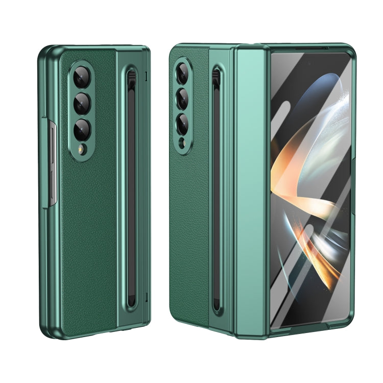 Integrated PC + PU Phone Case with Pen / Pen Box, For Galaxy Z Fold8 5G, For Galaxy Z Fold8 Ultra 5G, For Galaxy Z Fold7 5G, For Samsung Galaxy Z Fold6, For Samsung Galaxy Z Fold5, For Samsung Galaxy Z Fold4, For Samsung Galaxy Z Fold3 5G