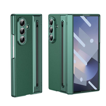 Integrated PC + PU Phone Case with Pen / Pen Box, For Galaxy Z Fold8 5G, For Galaxy Z Fold8 Ultra 5G, For Galaxy Z Fold7 5G, For Samsung Galaxy Z Fold6, For Samsung Galaxy Z Fold5, For Samsung Galaxy Z Fold4, For Samsung Galaxy Z Fold3 5G