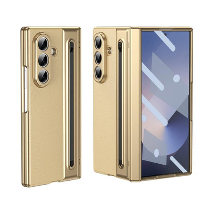 Integrated PC + PU Phone Case with Pen / Pen Box, For Galaxy Z Fold8 5G, For Galaxy Z Fold8 Ultra 5G, For Galaxy Z Fold7 5G, For Samsung Galaxy Z Fold6, For Samsung Galaxy Z Fold5, For Samsung Galaxy Z Fold4, For Samsung Galaxy Z Fold3 5G