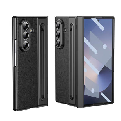 Integrated PC + PU Phone Case with Pen / Pen Box, For Galaxy Z Fold8 5G, For Galaxy Z Fold8 Ultra 5G, For Galaxy Z Fold7 5G, For Samsung Galaxy Z Fold6, For Samsung Galaxy Z Fold5, For Samsung Galaxy Z Fold4, For Samsung Galaxy Z Fold3 5G