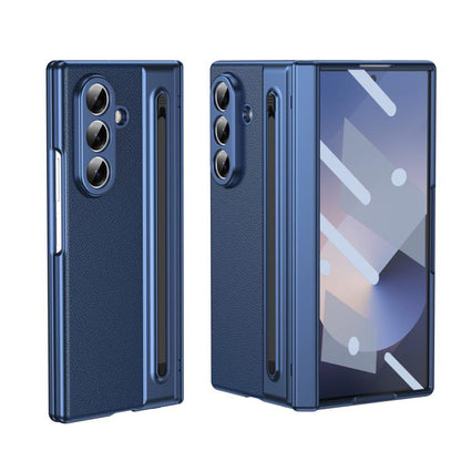Integrated PC + PU Phone Case with Pen / Pen Box, For Galaxy Z Fold8 5G, For Galaxy Z Fold8 Ultra 5G, For Galaxy Z Fold7 5G, For Samsung Galaxy Z Fold6, For Samsung Galaxy Z Fold5, For Samsung Galaxy Z Fold4, For Samsung Galaxy Z Fold3 5G