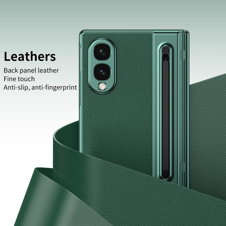 Integrated PC + PU Phone Case with Pen / Pen Box, For Galaxy Z Fold8 5G, For Galaxy Z Fold8 Ultra 5G, For Galaxy Z Fold7 5G, For Samsung Galaxy Z Fold6, For Samsung Galaxy Z Fold5, For Samsung Galaxy Z Fold4, For Samsung Galaxy Z Fold3 5G