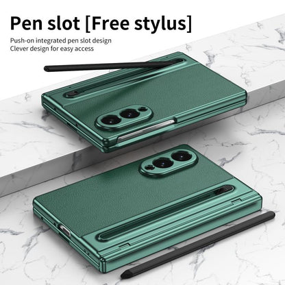 Integrated PC + PU Phone Case with Pen / Pen Box, For Galaxy Z Fold8 5G, For Galaxy Z Fold8 Ultra 5G, For Galaxy Z Fold7 5G, For Samsung Galaxy Z Fold6, For Samsung Galaxy Z Fold5, For Samsung Galaxy Z Fold4, For Samsung Galaxy Z Fold3 5G