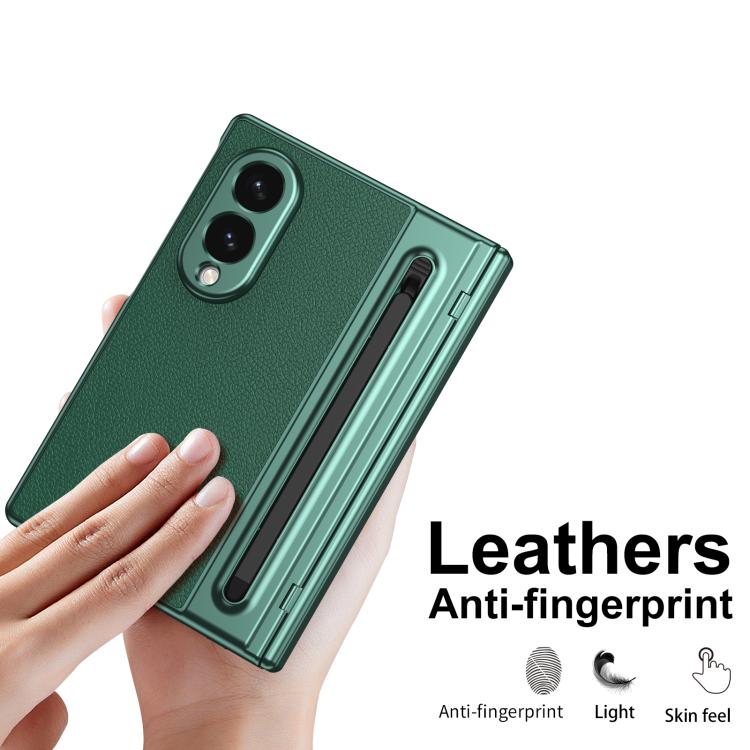 Integrated PC + PU Phone Case with Pen / Pen Box, For Galaxy Z Fold8 5G, For Galaxy Z Fold8 Ultra 5G, For Galaxy Z Fold7 5G, For Samsung Galaxy Z Fold6, For Samsung Galaxy Z Fold5, For Samsung Galaxy Z Fold4, For Samsung Galaxy Z Fold3 5G