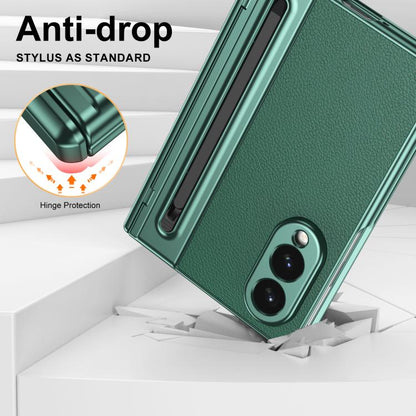 Integrated PC + PU Phone Case with Pen / Pen Box, For Galaxy Z Fold8 5G, For Galaxy Z Fold8 Ultra 5G, For Galaxy Z Fold7 5G, For Samsung Galaxy Z Fold6, For Samsung Galaxy Z Fold5, For Samsung Galaxy Z Fold4, For Samsung Galaxy Z Fold3 5G