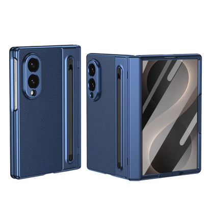 Integrated PC + PU Phone Case with Pen / Pen Box, For Galaxy Z Fold8 5G, For Galaxy Z Fold8 Ultra 5G, For Galaxy Z Fold7 5G, For Samsung Galaxy Z Fold6, For Samsung Galaxy Z Fold5, For Samsung Galaxy Z Fold4, For Samsung Galaxy Z Fold3 5G