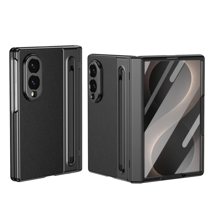 Integrated PC + PU Phone Case with Pen / Pen Box, For Galaxy Z Fold8 5G, For Galaxy Z Fold8 Ultra 5G, For Galaxy Z Fold7 5G, For Samsung Galaxy Z Fold6, For Samsung Galaxy Z Fold5, For Samsung Galaxy Z Fold4, For Samsung Galaxy Z Fold3 5G