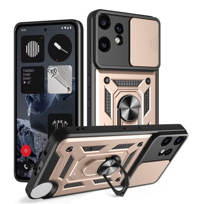 Sliding Camera Cover Design TPU+PC Phone Case, For Nothing Phone 4a Pro, For Nothing Phone 4a, For Nothing Phone 3a Lite, For Nothing CMF Phone 2 Pro, For Nothing Phone 3a, For Nothing Phone 3a Pro, For Nothing CMF Phone 1, For Nothing Phone 2a