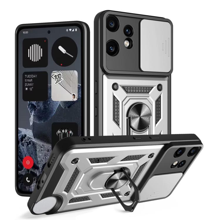 Sliding Camera Cover Design TPU+PC Phone Case, For Nothing Phone 4a Pro, For Nothing Phone 4a, For Nothing Phone 3a Lite, For Nothing CMF Phone 2 Pro, For Nothing Phone 3a, For Nothing Phone 3a Pro, For Nothing CMF Phone 1, For Nothing Phone 2a