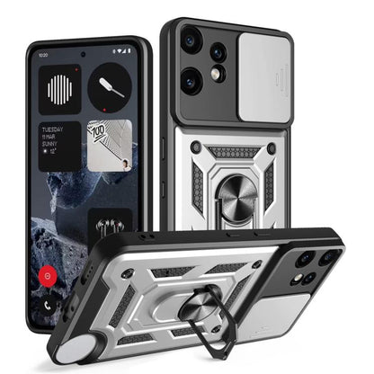 Sliding Camera Cover Design TPU+PC Phone Case, For Nothing Phone 4a Pro, For Nothing Phone 4a, For Nothing Phone 3a Lite, For Nothing CMF Phone 2 Pro, For Nothing Phone 3a, For Nothing Phone 3a Pro, For Nothing CMF Phone 1, For Nothing Phone 2a