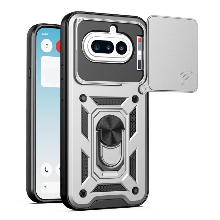 Sliding Camera Cover Design TPU+PC Phone Case, For Nothing Phone 4a Pro, For Nothing Phone 4a, For Nothing Phone 3a Lite, For Nothing CMF Phone 2 Pro, For Nothing Phone 3a, For Nothing Phone 3a Pro, For Nothing CMF Phone 1, For Nothing Phone 2a