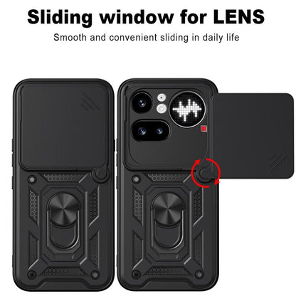 Sliding Camera Cover Design TPU+PC Phone Case, For Nothing Phone 4a Pro, For Nothing Phone 4a, For Nothing Phone 3a Lite, For Nothing CMF Phone 2 Pro, For Nothing Phone 3a, For Nothing Phone 3a Pro, For Nothing CMF Phone 1, For Nothing Phone 2a