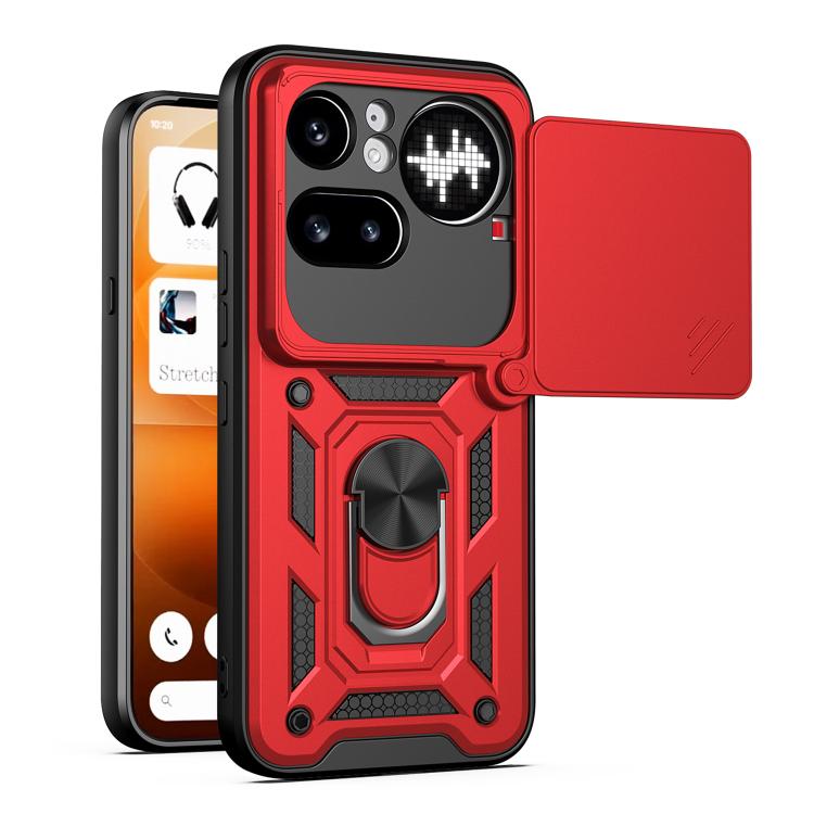Sliding Camera Cover Design TPU+PC Phone Case, For Nothing Phone 4a Pro, For Nothing Phone 4a, For Nothing Phone 3a Lite, For Nothing CMF Phone 2 Pro, For Nothing Phone 3a, For Nothing Phone 3a Pro, For Nothing CMF Phone 1, For Nothing Phone 2a