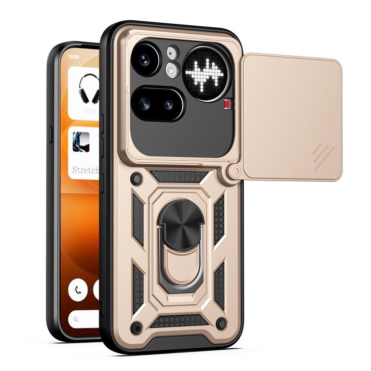 Sliding Camera Cover Design TPU+PC Phone Case, For Nothing Phone 4a Pro, For Nothing Phone 4a, For Nothing Phone 3a Lite, For Nothing CMF Phone 2 Pro, For Nothing Phone 3a, For Nothing Phone 3a Pro, For Nothing CMF Phone 1, For Nothing Phone 2a