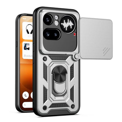 Sliding Camera Cover Design TPU+PC Phone Case, For Nothing Phone 4a Pro, For Nothing Phone 4a, For Nothing Phone 3a Lite, For Nothing CMF Phone 2 Pro, For Nothing Phone 3a, For Nothing Phone 3a Pro, For Nothing CMF Phone 1, For Nothing Phone 2a