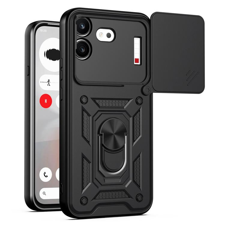 Sliding Camera Cover Design TPU+PC Phone Case, For Nothing Phone 4b, For Nothing Phone 4a Pro, For Nothing Phone 4a, For Nothing Phone 3a Lite, For Nothing CMF Phone 2 Pro, For Nothing Phone 3a, For Nothing Phone 3a Pro, For Nothing CMF Phone 1        ...