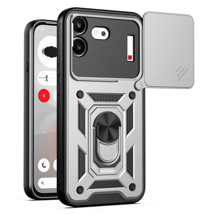 Sliding Camera Cover Design TPU+PC Phone Case, For Nothing Phone 4b, For Nothing Phone 4a Pro, For Nothing Phone 4a, For Nothing Phone 3a Lite, For Nothing CMF Phone 2 Pro, For Nothing Phone 3a, For Nothing Phone 3a Pro, For Nothing CMF Phone 1        ...