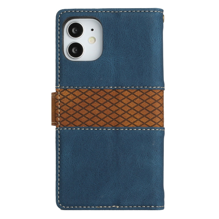 Grid Stitching Leather Phone Case with Lanyard, For iPhone 12 mini, For iPhone 11 Pro Max, For iPhone 11, For iPhone 11 Pro, For iPhone XS / X, For iPhone XR, For iPhone XS Max, For iPhone 8 Plus / 7 Plus