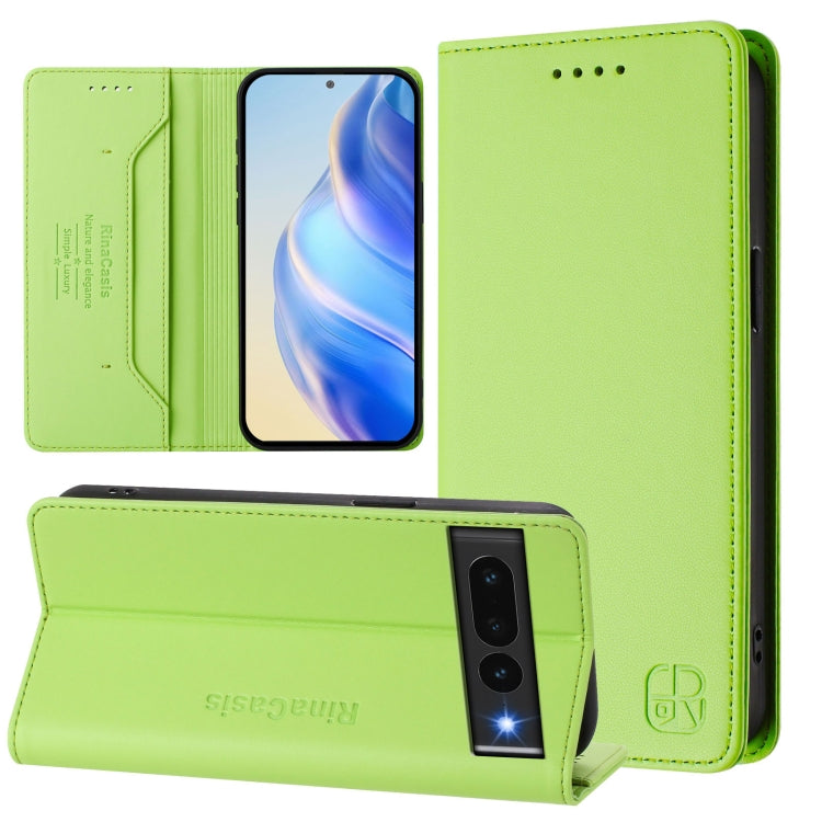 RC01 Dual-Folded Magnetic Suction RFID Leather Phone Case, For Google Pixel 11 Pro XL, For Google Pixel 11 / 11 Pro, For Google Pixel 10 Pro XL, For Google Pixel 10 / 10 Pro 5G Global, For Google Pixel 9a, For Google Pixel 9 Pro XL                     ...