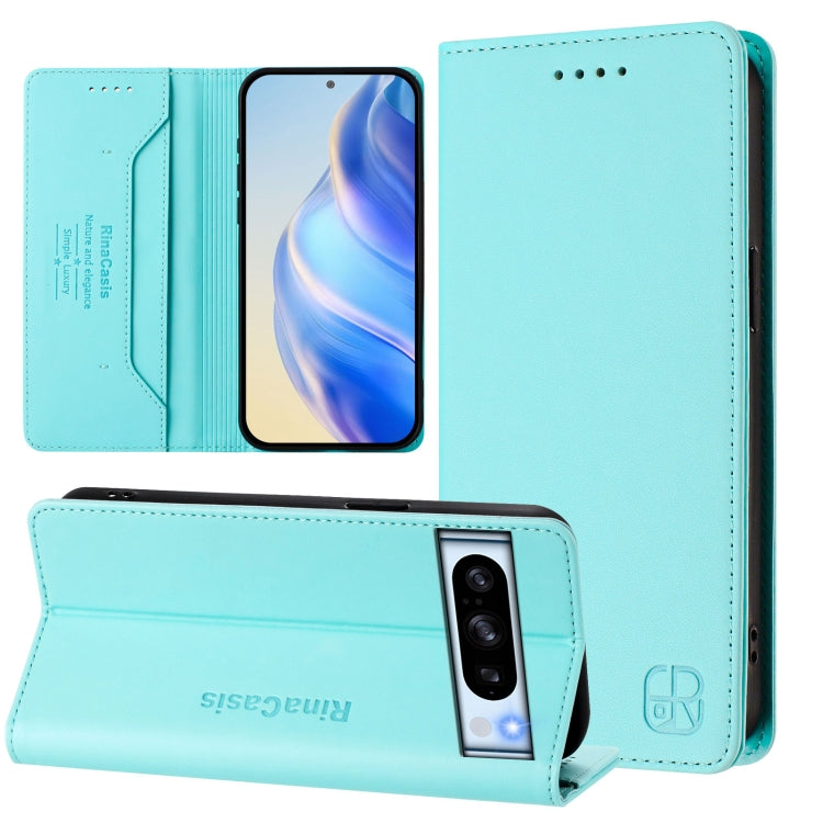 RC01 Dual-Folded Magnetic Suction RFID Leather Phone Case, For Google Pixel 11 Pro XL, For Google Pixel 11 / 11 Pro, For Google Pixel 10 Pro XL, For Google Pixel 10 / 10 Pro 5G Global, For Google Pixel 9a, For Google Pixel 9 Pro XL                     ...