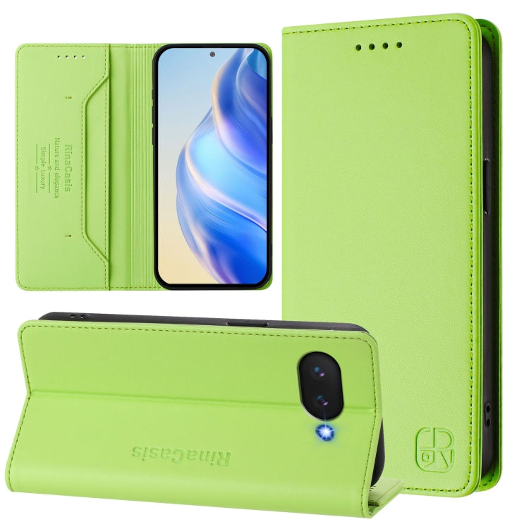 RC01 Dual-Folded Magnetic Suction RFID Leather Phone Case, For Google Pixel 11 Pro XL, For Google Pixel 11 / 11 Pro, For Google Pixel 10 Pro XL, For Google Pixel 10 / 10 Pro 5G Global, For Google Pixel 9a, For Google Pixel 9 Pro XL                     ...