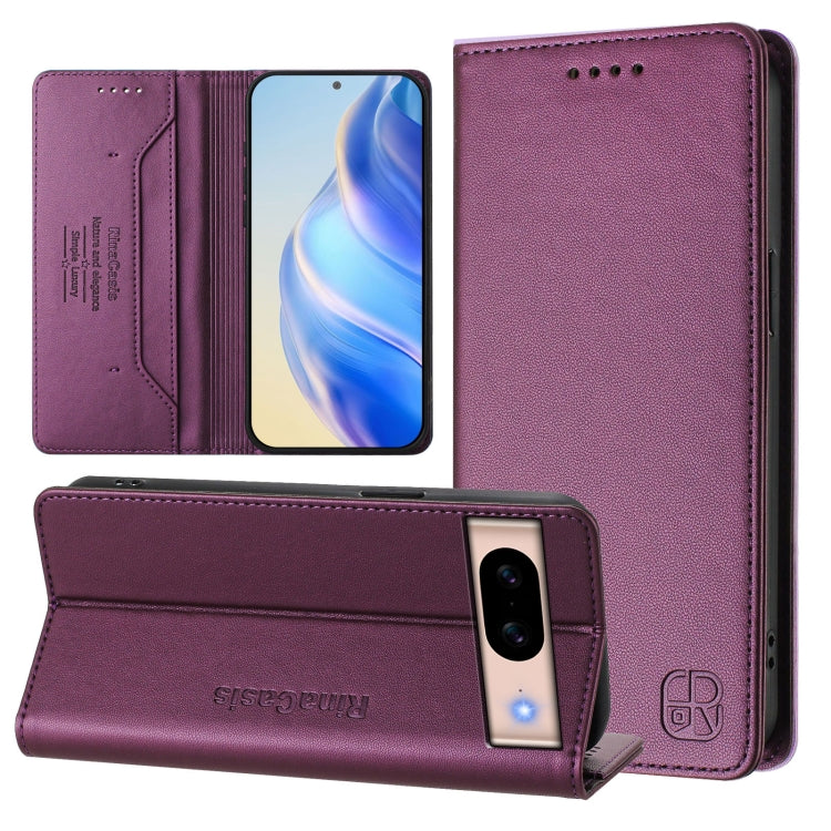 RC01 Dual-Folded Magnetic Suction RFID Leather Phone Case, For Google Pixel 11 Pro XL, For Google Pixel 11 / 11 Pro, For Google Pixel 10 Pro XL, For Google Pixel 10 / 10 Pro 5G Global, For Google Pixel 9a, For Google Pixel 9 Pro XL                     ...