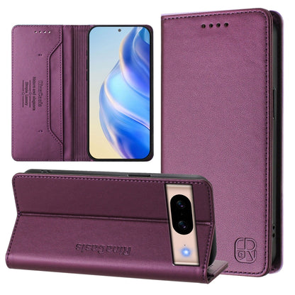 RC01 Dual-Folded Magnetic Suction RFID Leather Phone Case, For Google Pixel 11 Pro XL, For Google Pixel 11 / 11 Pro, For Google Pixel 10 Pro XL, For Google Pixel 10 / 10 Pro 5G Global, For Google Pixel 9a, For Google Pixel 9 Pro XL                     ...