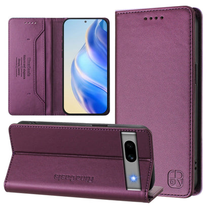 RC01 Dual-Folded Magnetic Suction RFID Leather Phone Case, For Google Pixel 11 Pro XL, For Google Pixel 11 / 11 Pro, For Google Pixel 10 Pro XL, For Google Pixel 10 / 10 Pro 5G Global, For Google Pixel 9a, For Google Pixel 9 Pro XL                     ...