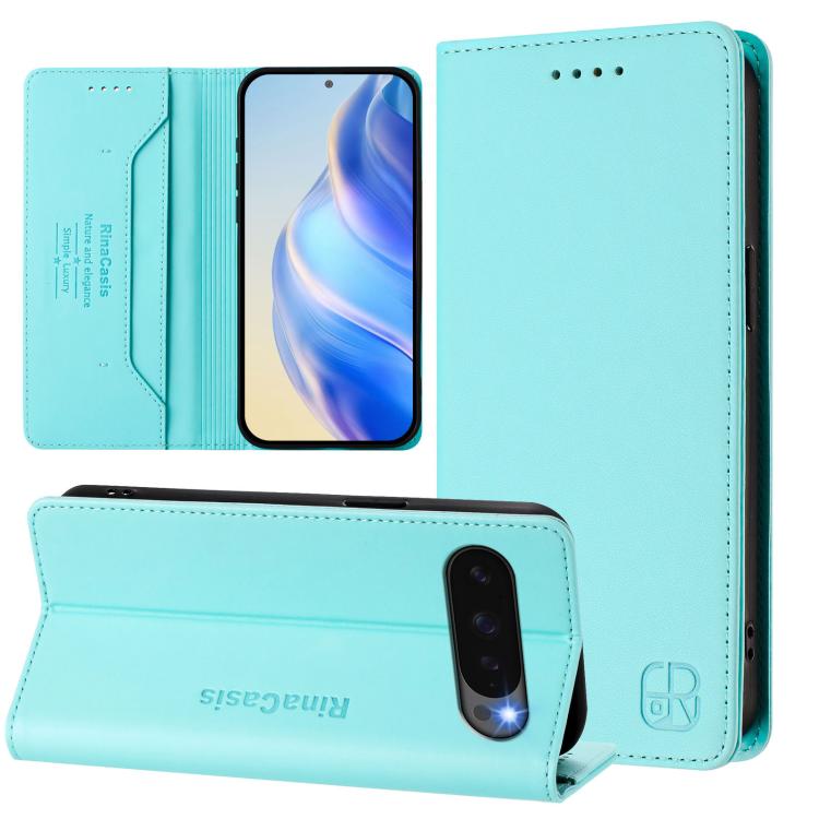 RC01 Dual-Folded Magnetic Suction RFID Leather Phone Case, For Google Pixel 11 Pro XL, For Google Pixel 11 / 11 Pro, For Google Pixel 10 Pro XL, For Google Pixel 10 / 10 Pro 5G Global, For Google Pixel 9a, For Google Pixel 9 Pro XL                     ...