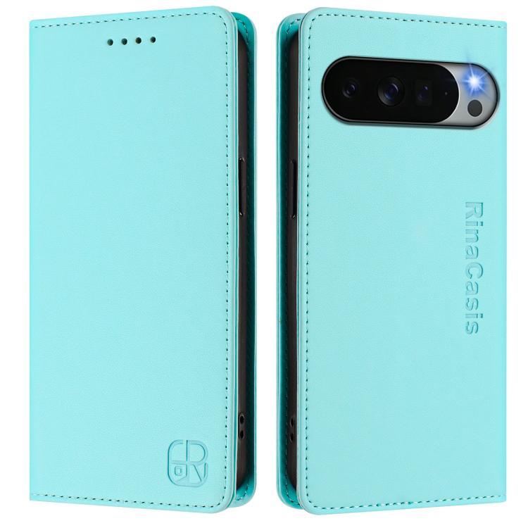 RC01 Dual-Folded Magnetic Suction RFID Leather Phone Case, For Google Pixel 11 Pro XL, For Google Pixel 11 / 11 Pro, For Google Pixel 10 Pro XL, For Google Pixel 10 / 10 Pro 5G Global, For Google Pixel 9a, For Google Pixel 9 Pro XL                     ...