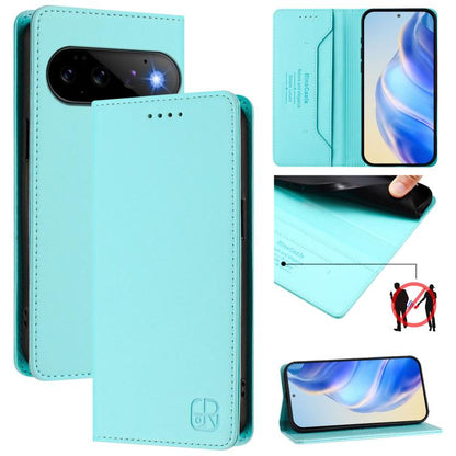 RC01 Dual-Folded Magnetic Suction RFID Leather Phone Case, For Google Pixel 11 Pro XL, For Google Pixel 11 / 11 Pro, For Google Pixel 10 Pro XL, For Google Pixel 10 / 10 Pro 5G Global, For Google Pixel 9a, For Google Pixel 9 Pro XL                     ...