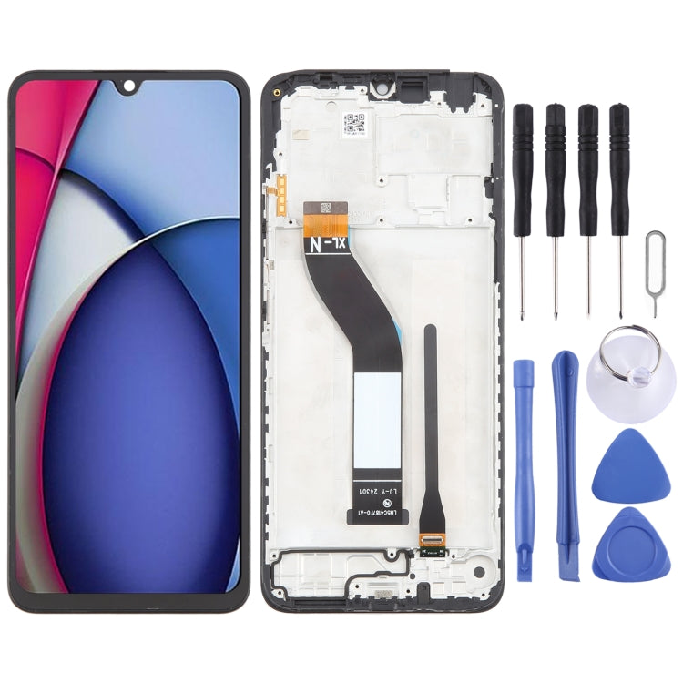 Original LCD Screen Digitizer Full Assembly with Frame, For Redmi A7 4G, For Redmi A7 Pro 4G, For Xiaomi Redmi A3 Pro, For Xiaomi Poco C75, For Xiaomi Redmi 14R, For Xiaomi Redmi 14C 4G