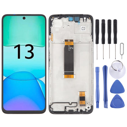 OEM LCD Screen Digitizer Full Assembly with Frame, For Xiaomi Poco C71, For Xiaomi Redmi 14C 4G / 5G, For Xiaomi Redmi A4, For Xiaomi Redmi A3 Pro, For Xiaomi Poco C75, For Xiaomi Redmi 14R, For Xiaomi Redmi 13 5G, For Xiaomi Poco M6 4G                ...