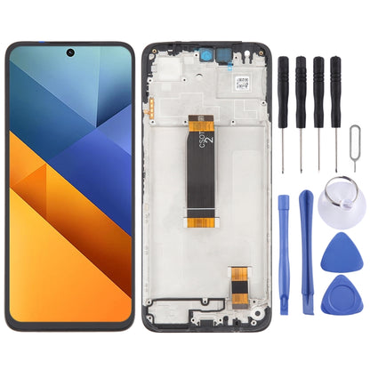 OEM LCD Screen Digitizer Full Assembly with Frame, For Xiaomi Poco C71, For Xiaomi Redmi 14C 4G / 5G, For Xiaomi Redmi A4, For Xiaomi Redmi A3 Pro, For Xiaomi Poco C75, For Xiaomi Redmi 14R, For Xiaomi Redmi 13 5G, For Xiaomi Poco M6 4G                ...